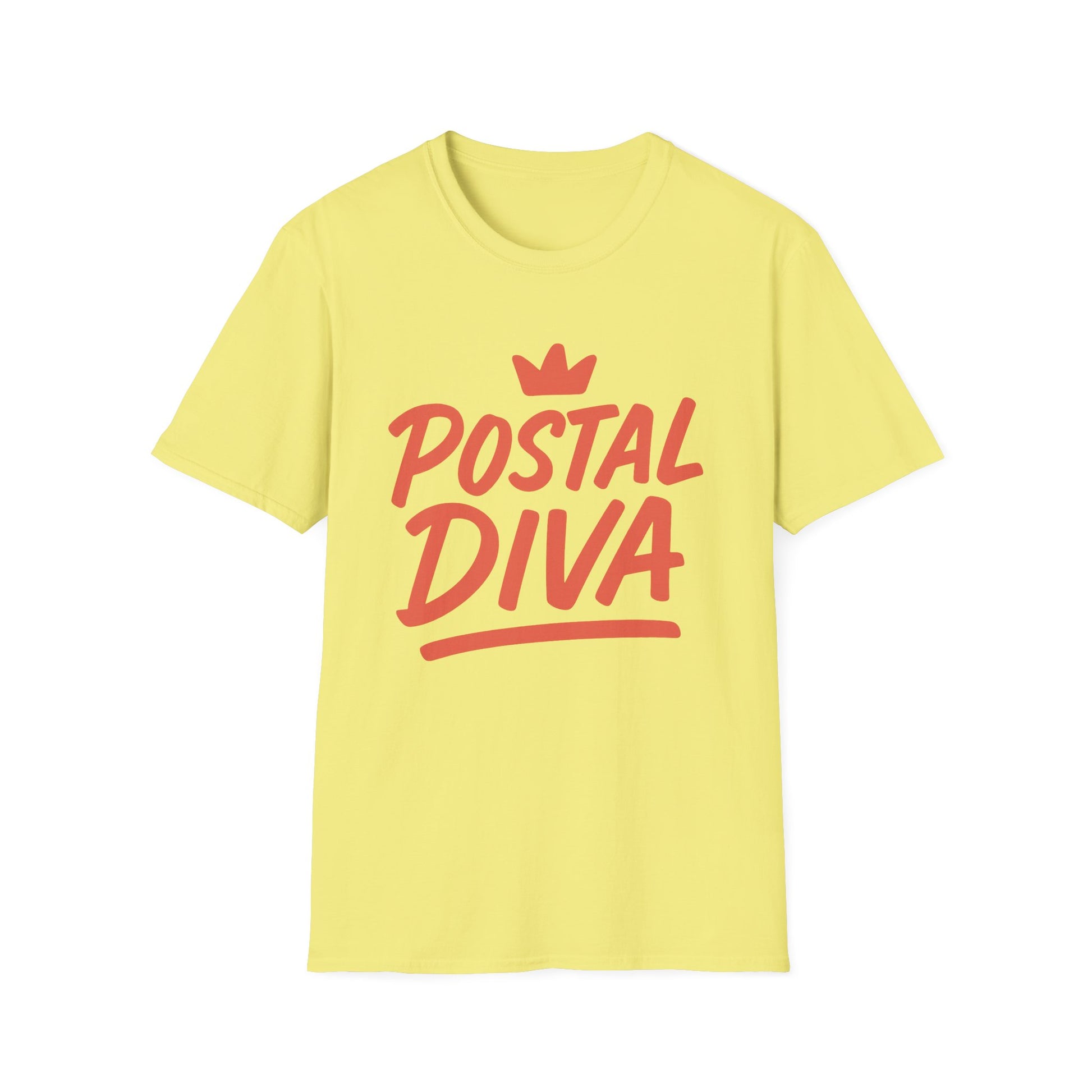 Postal Diva Unisex T-Shirt - Fun Gift for Postal Workers, Casual Wear, Birthday, Holidays, Graphic Tee