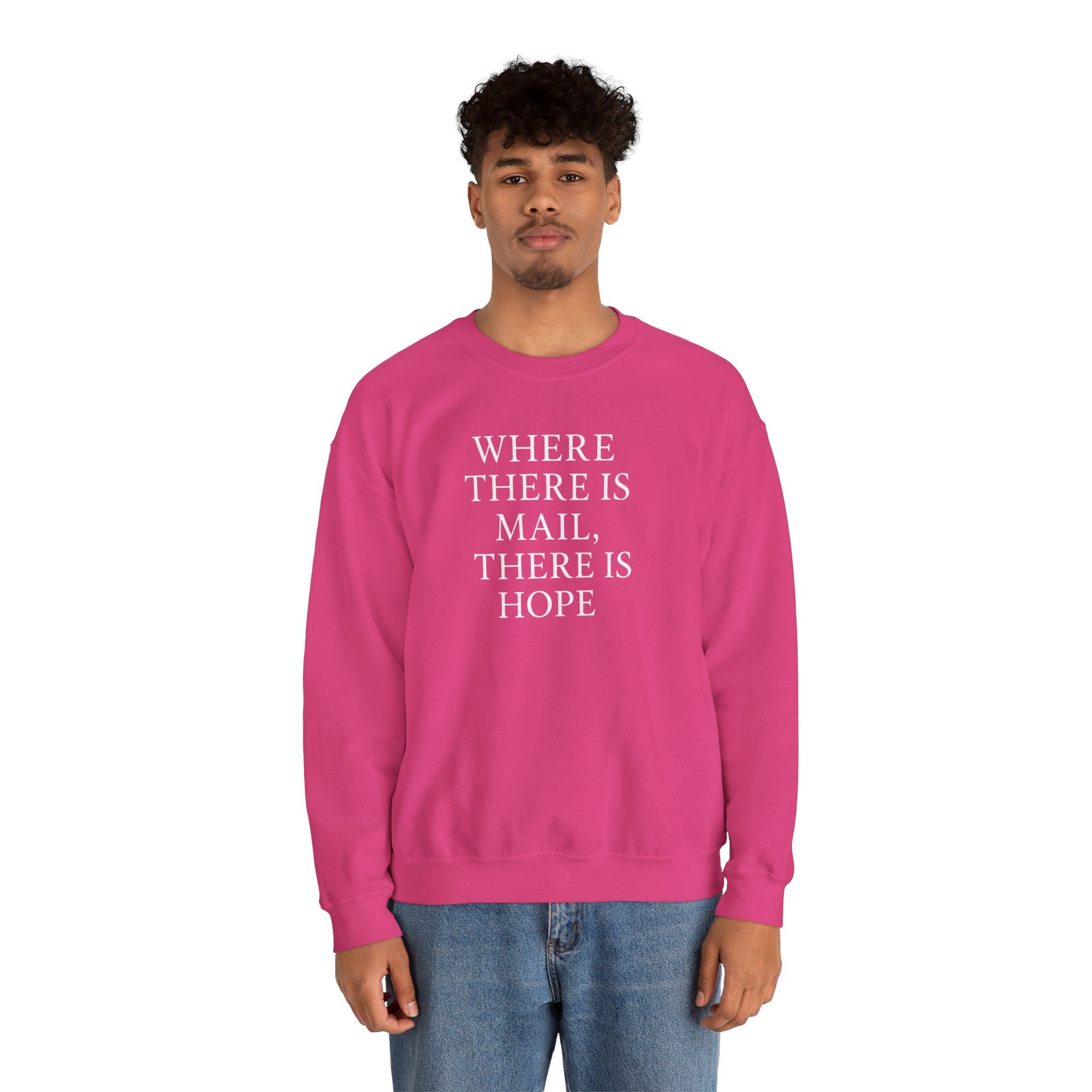 Where There’s Mail There’s Hope Sweatshirt, Christian Sweatshirts, Postal Worker Sweatshirts, Gifts For Postal Workers, Gifts For Christians