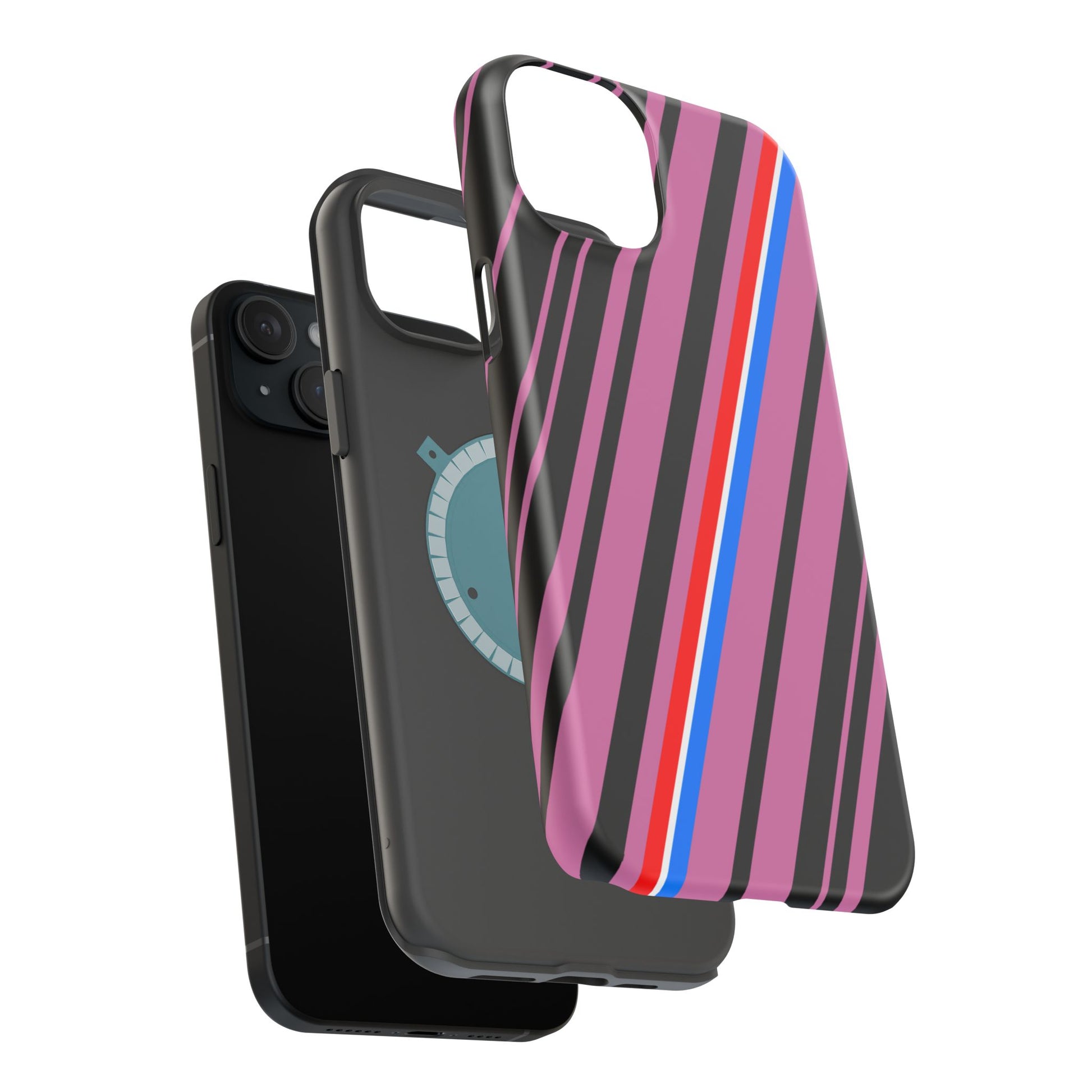 Vibrant Magnetic Phone Cases for Impact Resistance, Phone Protection, Gift for Tech Lovers, Postal Workers, Colorful Barcode Cases