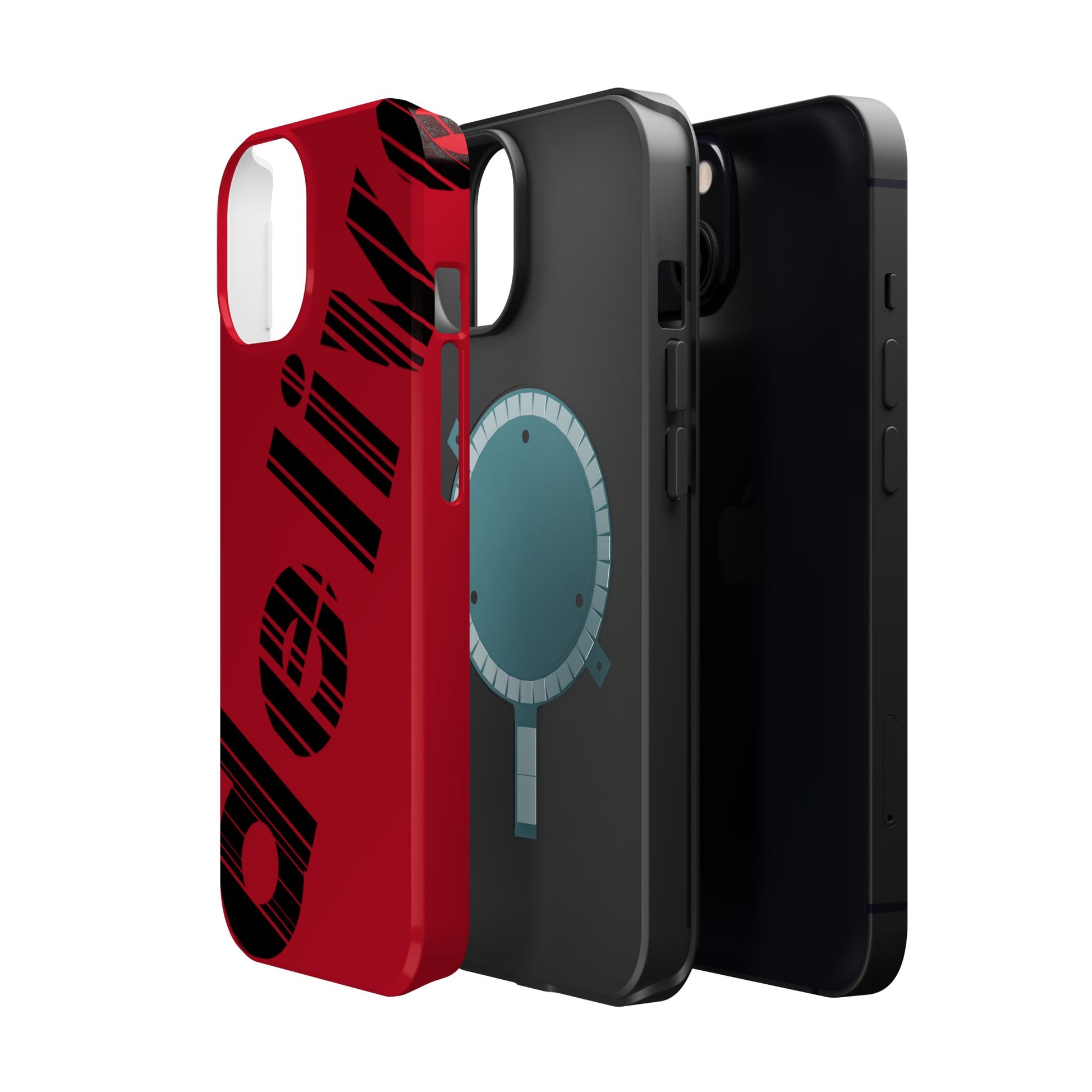“Delivered” Magnetic Phone Cases, Impact-Resistant Phone Covers for Teens, Gift for Friends, Unique Cell Phone Accessories, Red Design, Custom [...]