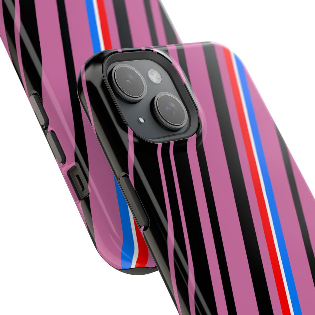 Vibrant Magnetic Phone Cases for Impact Resistance, Phone Protection, Gift for Tech Lovers, Postal Workers, Colorful Barcode Cases