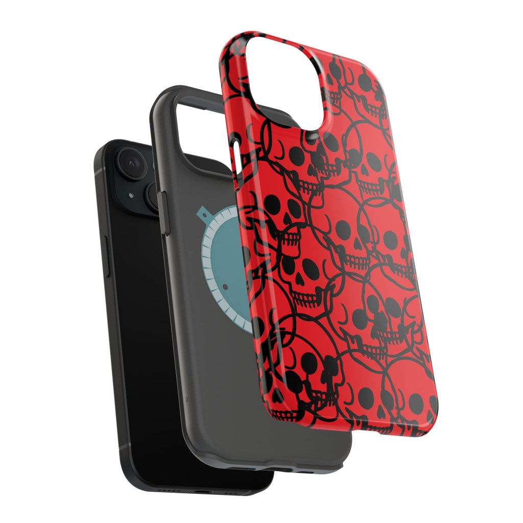 Magnetic Impact-Resistant Skull Cases
