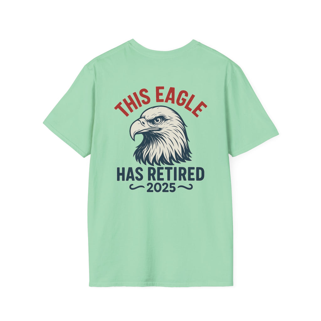 Retirement Eagle Graphic T-Shirt for Men and Women, Retirement Gifts, Gifts Ideas  For Postal Workers, Retirement Gifts For Postal Workers.