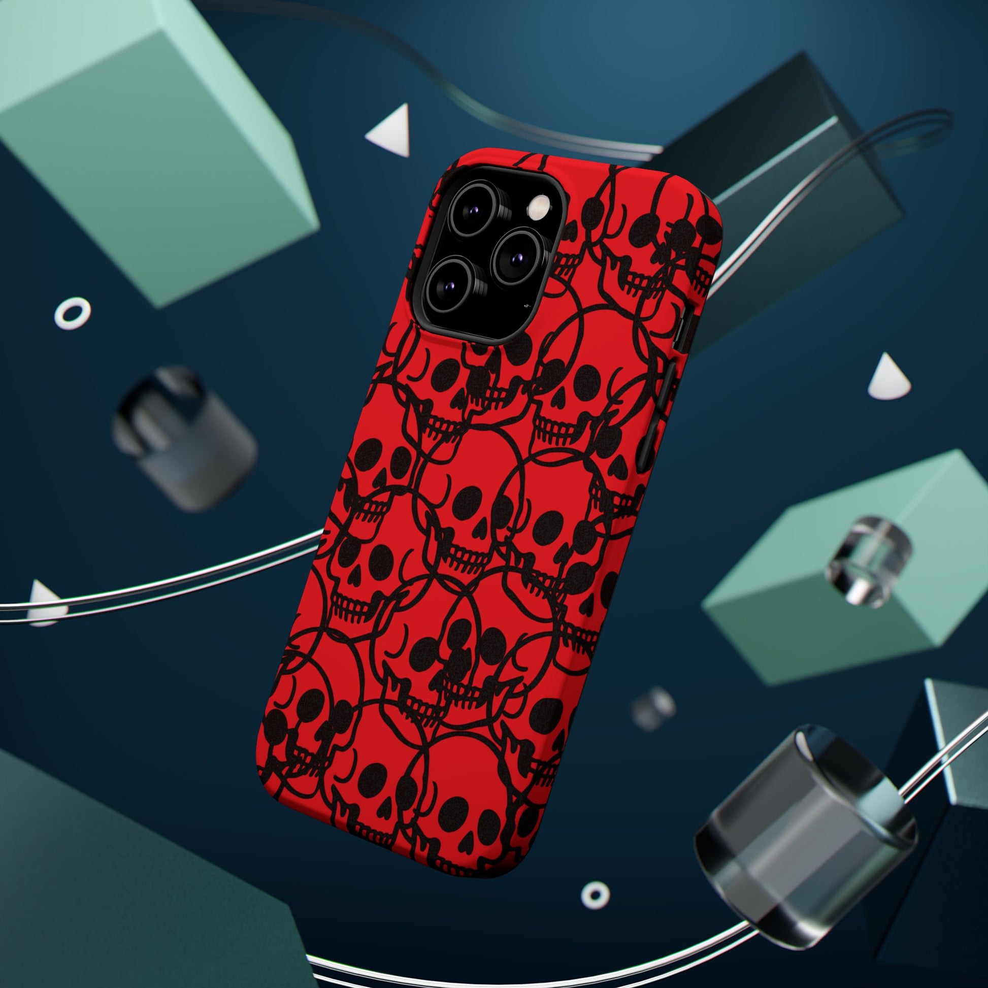 Magnetic Impact-Resistant Skull Cases