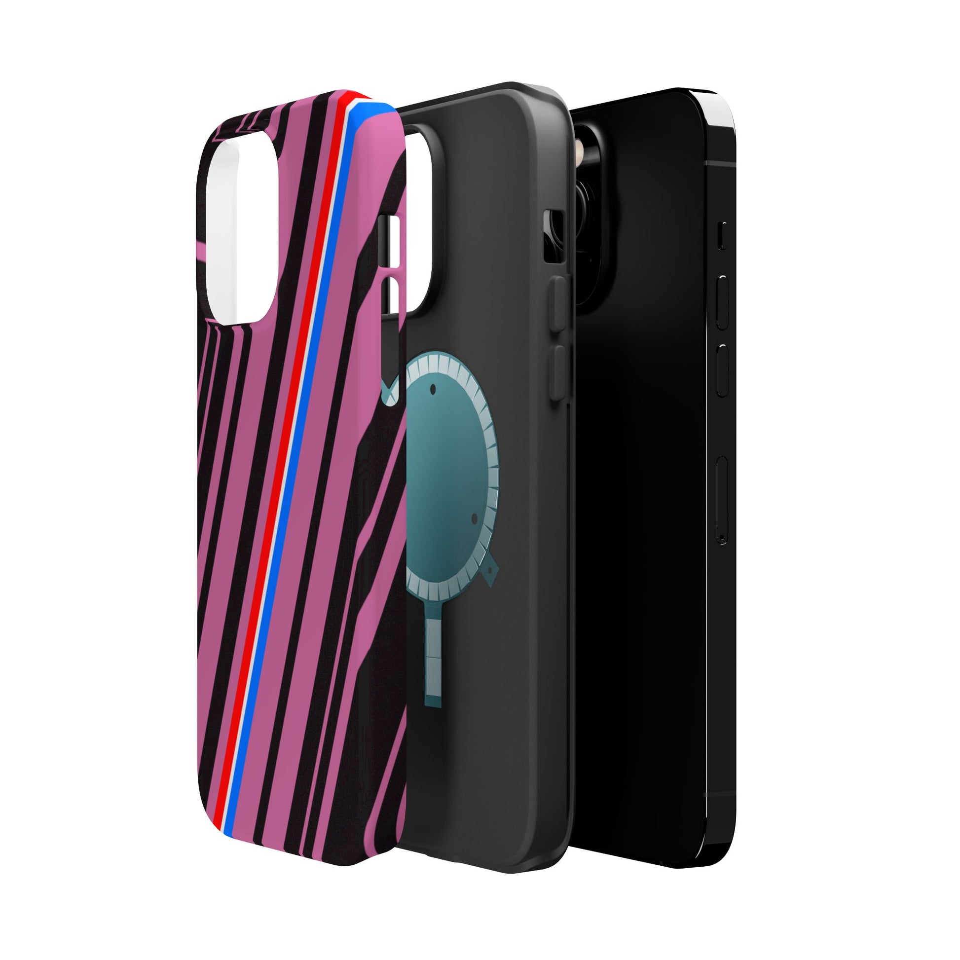 Vibrant Magnetic Phone Cases for Impact Resistance, Phone Protection, Gift for Tech Lovers, Postal Workers, Colorful Barcode Cases