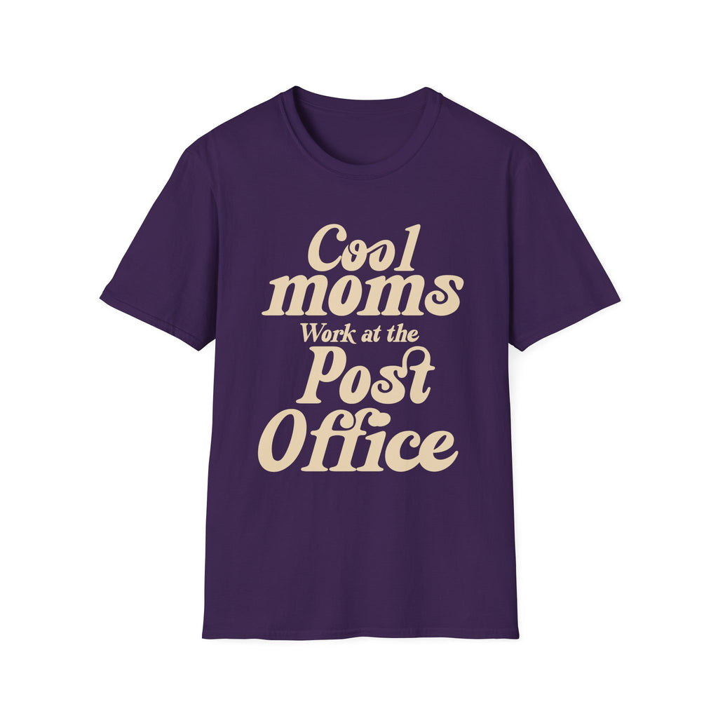 Cool Moms Work at the Post Office T-Shirt – Funny Mail Carrier Shirt, Postal Worker Gift, Delivery Driver Tee, Cute Mom Graphic Shirt