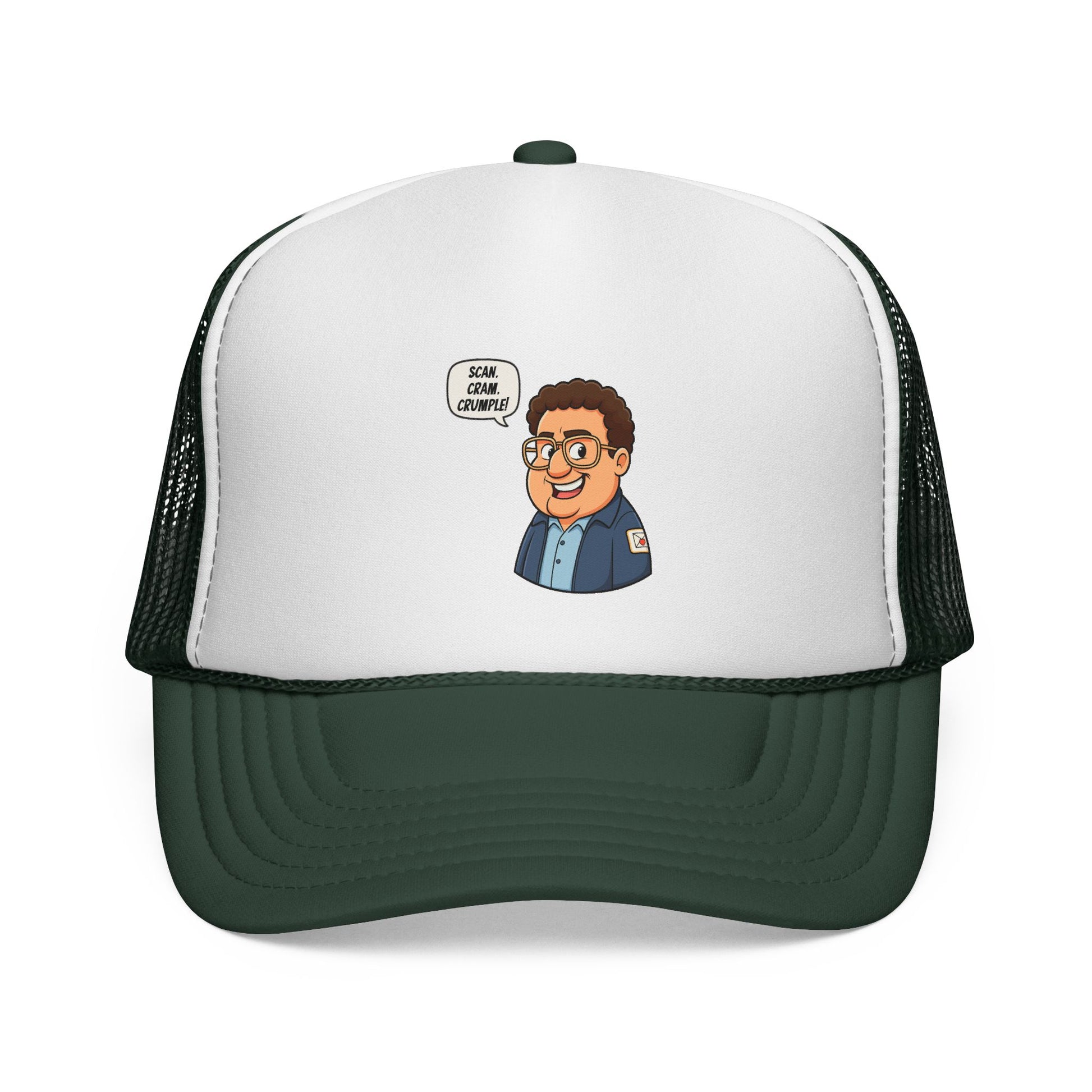 Whimsical Trucker Cap with Cartoon Design, Funny Hat for Casual Wear, Gift for Friends, Unique Cap for Summer Adventures