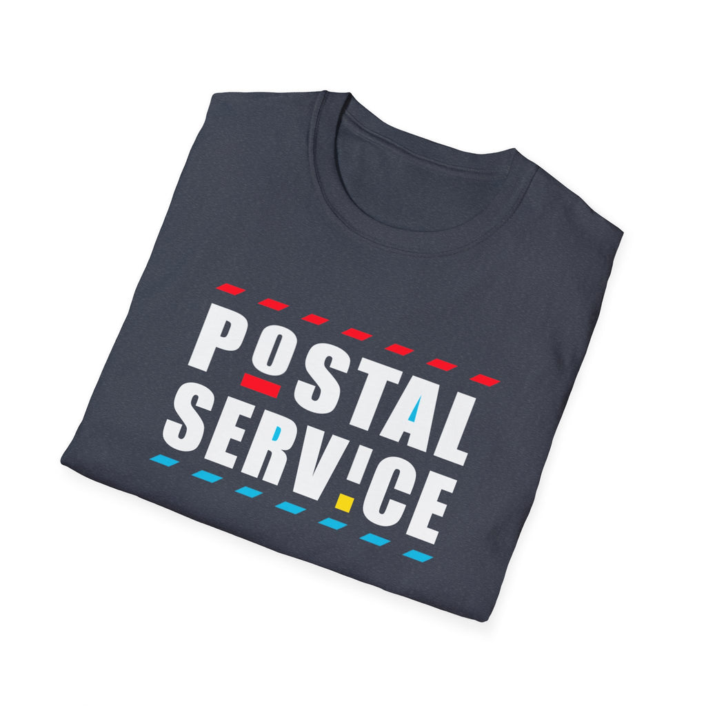 Postal Service Unisex Softstyle T-Shirt, Fun Graphic Tee, Gift for Postal Workers, Unique Casual Wear, Great for Holidays