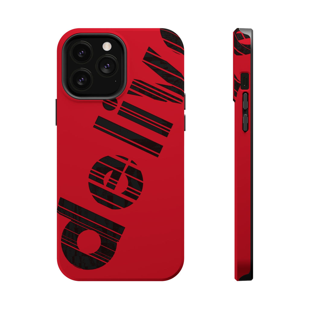 “Delivered” Magnetic Phone Cases, Impact-Resistant Phone Covers for Teens, Gift for Friends, Unique Cell Phone Accessories, Red Design, Custom [...]