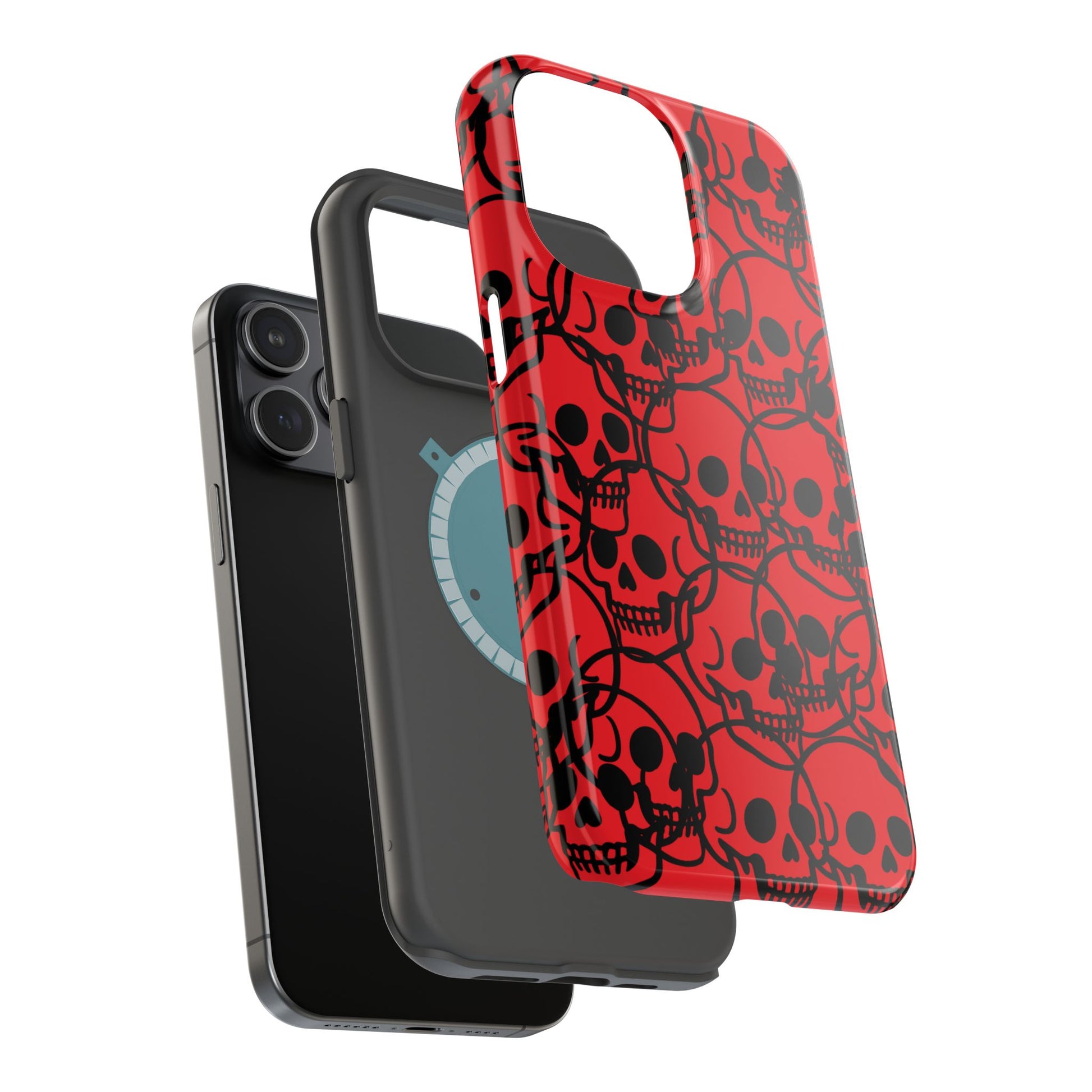 Magnetic Impact-Resistant Skull Cases
