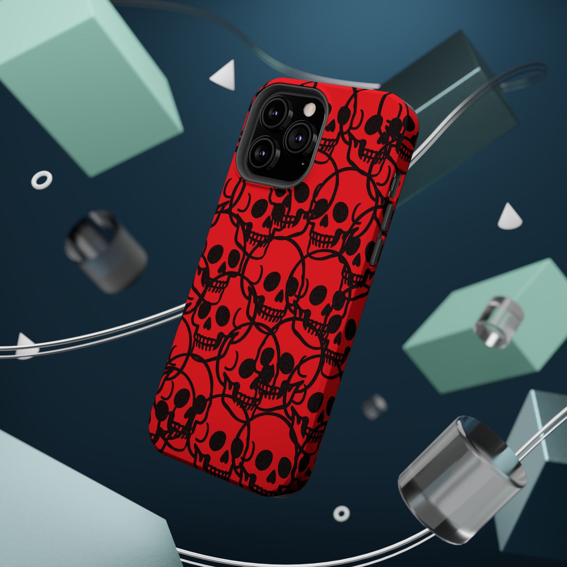 Magnetic Impact-Resistant Skull Cases