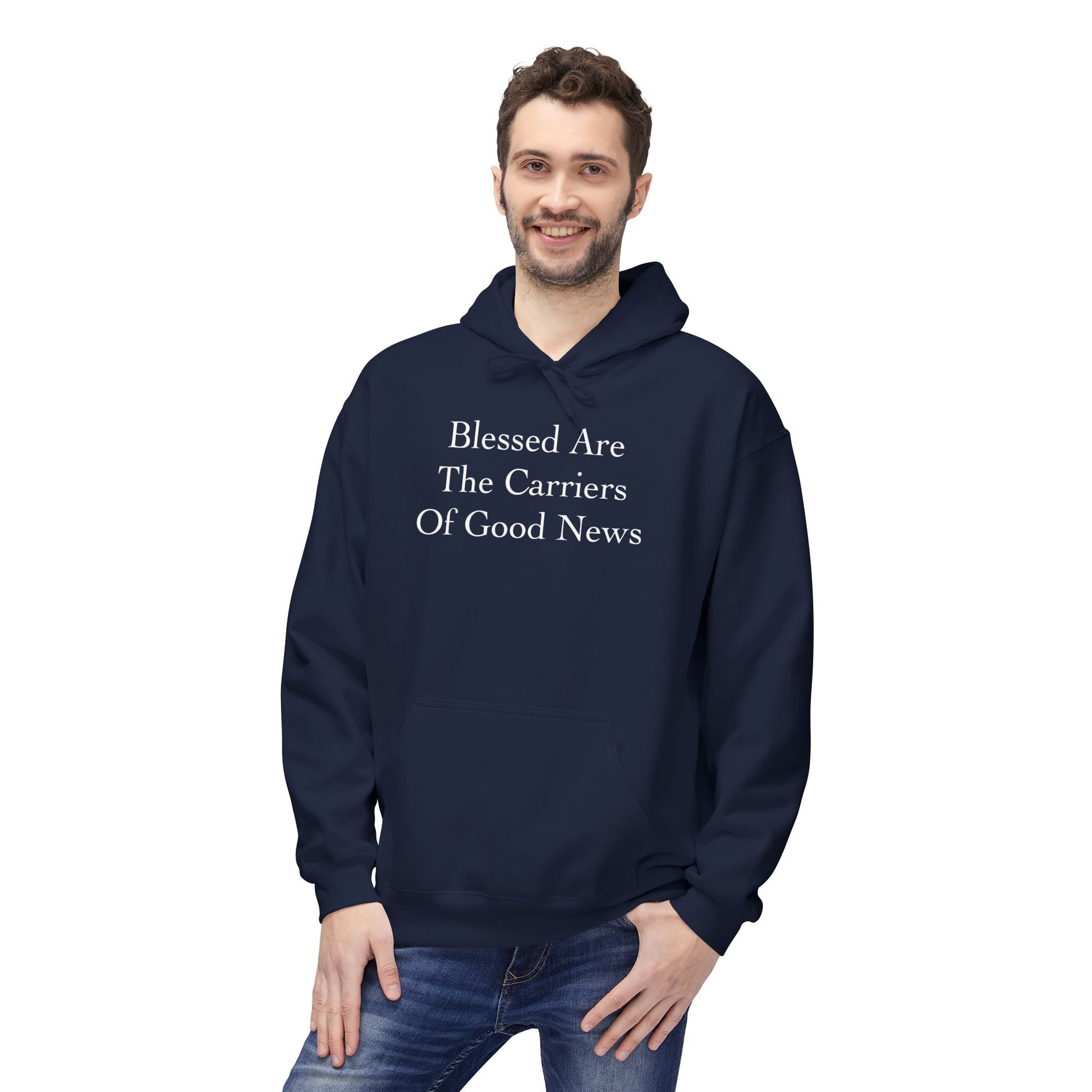 Blessed Carriers Fleece Hoodie - Unisex Softstyle Apparel, Christian Hoodies, Postal Hoodies, Gift Ideas For Postal Workers,