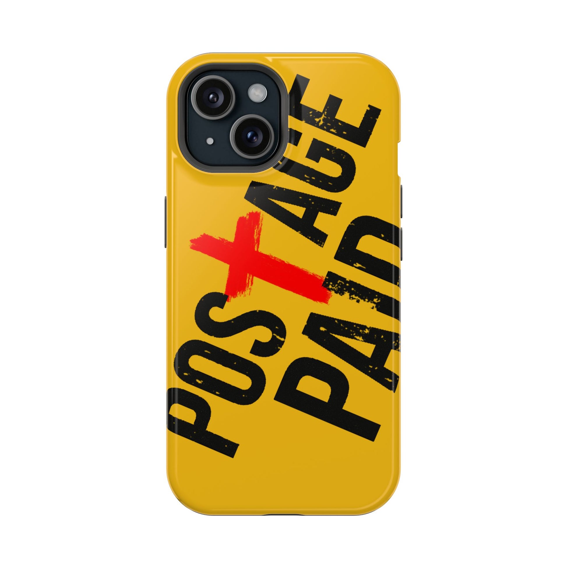 Impact-Resistant Phone Case - 'Postage Paid' Design, Inspiration Phone Case, Gifts For Faith Believers, Gifts For Postal Workers, Inspirational Gifts.