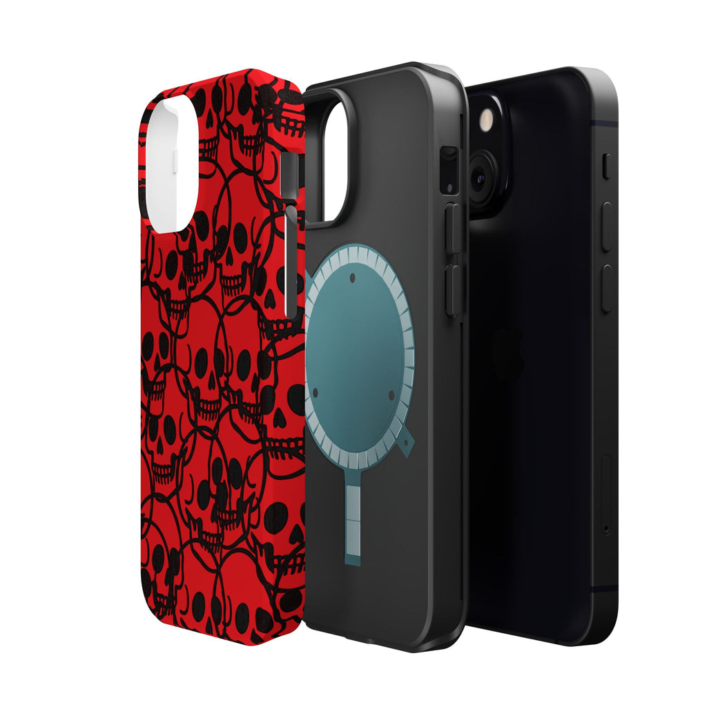 Magnetic Impact-Resistant Skull Cases