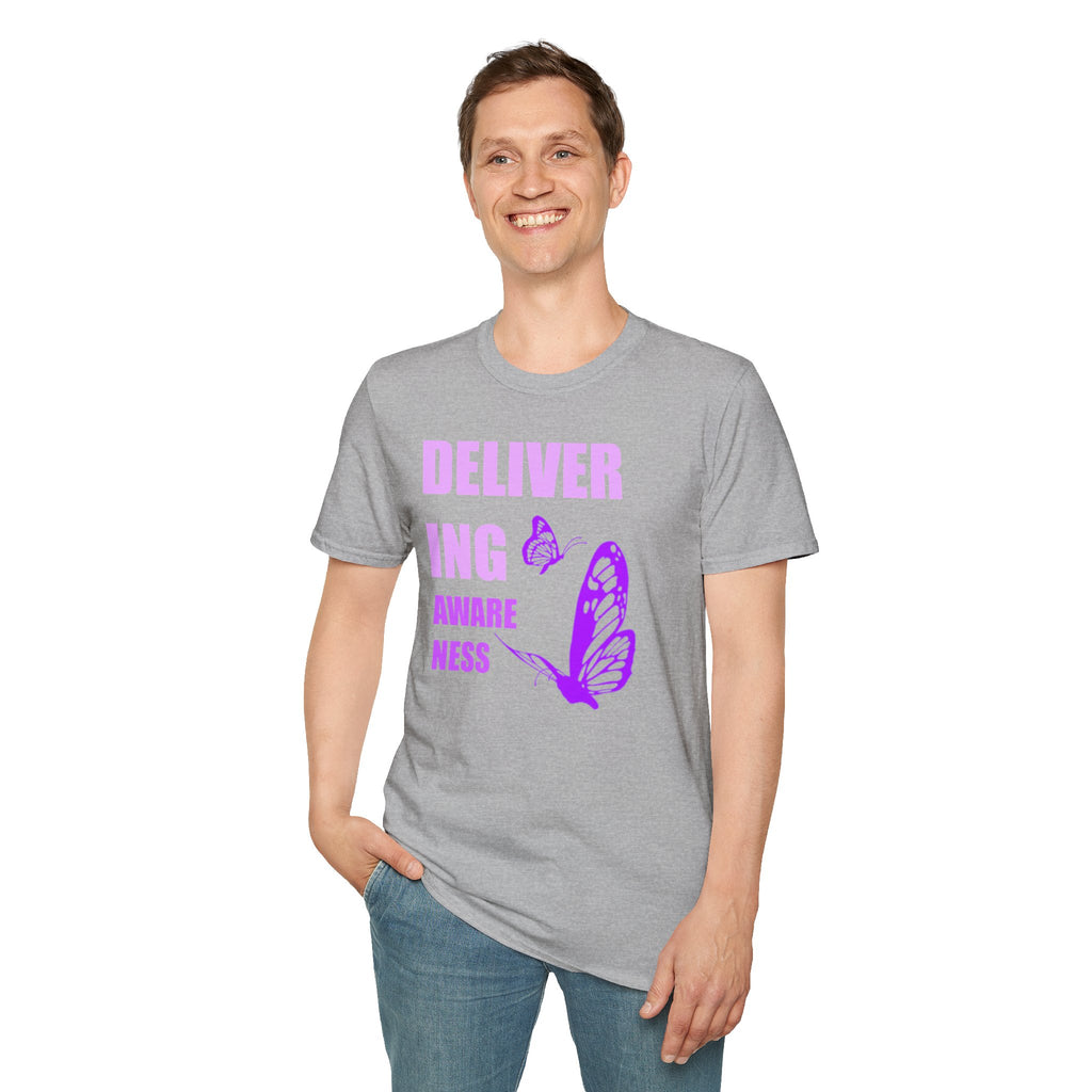 Lupus Awareness Shirt – Delivering Awareness Purple Butterfly Support Tee