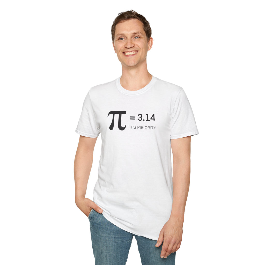Pi = 3.14 T‑Shirt — Funny MathPi/ Pie Pun Tee for Pi Day