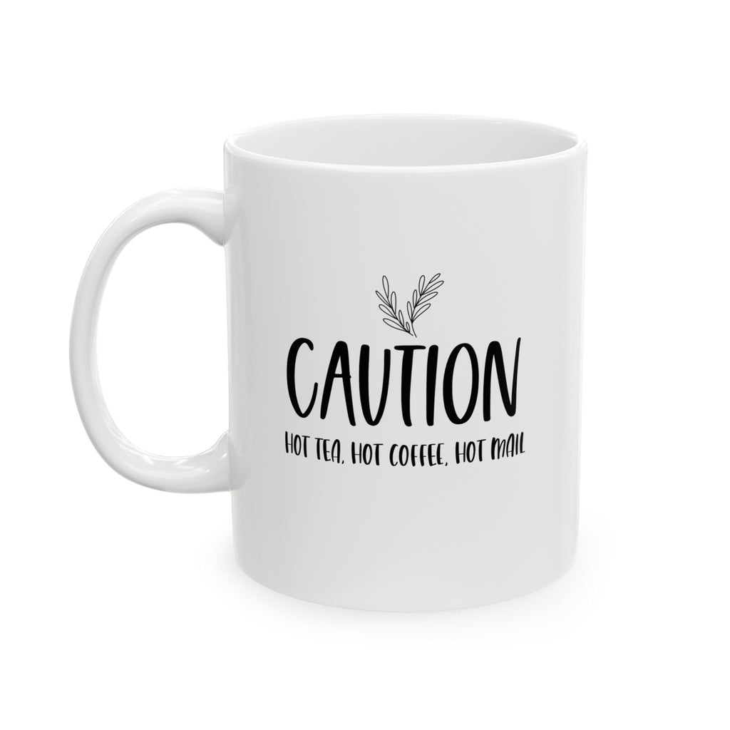 Caution Funny Ceramic Coffee Mug - For Your Daily Dose of Humor
