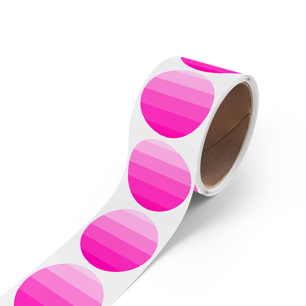 Pink Breast Cancer Awareness Sticker Labels – Breast Cancer Awareness Sticker Label Rolls for Packaging, Craft & Support Campaigns