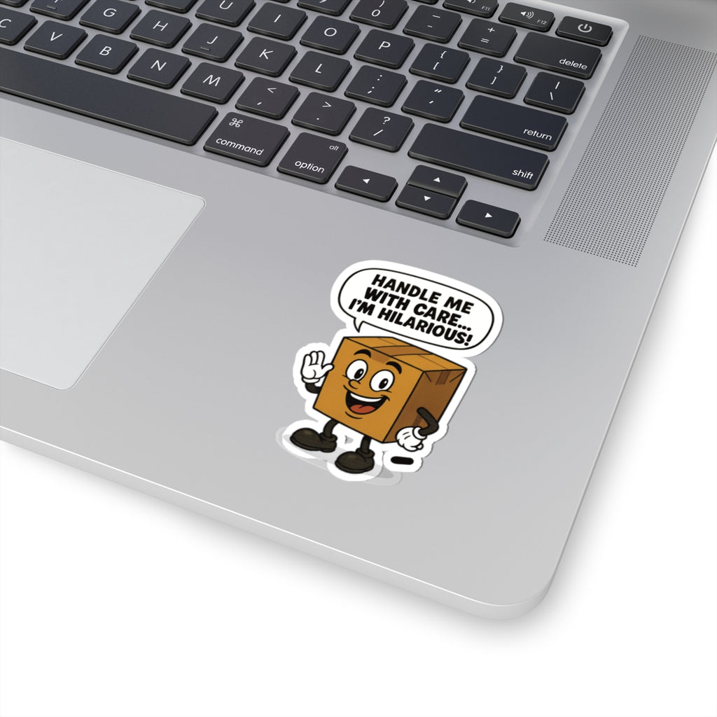 Funny Box Character Kiss-Cut Stickers - Whimsical Laptop Decor, Gift for Friends, Hilarious Home Office Decor, Funny Gift Ideas, [...]