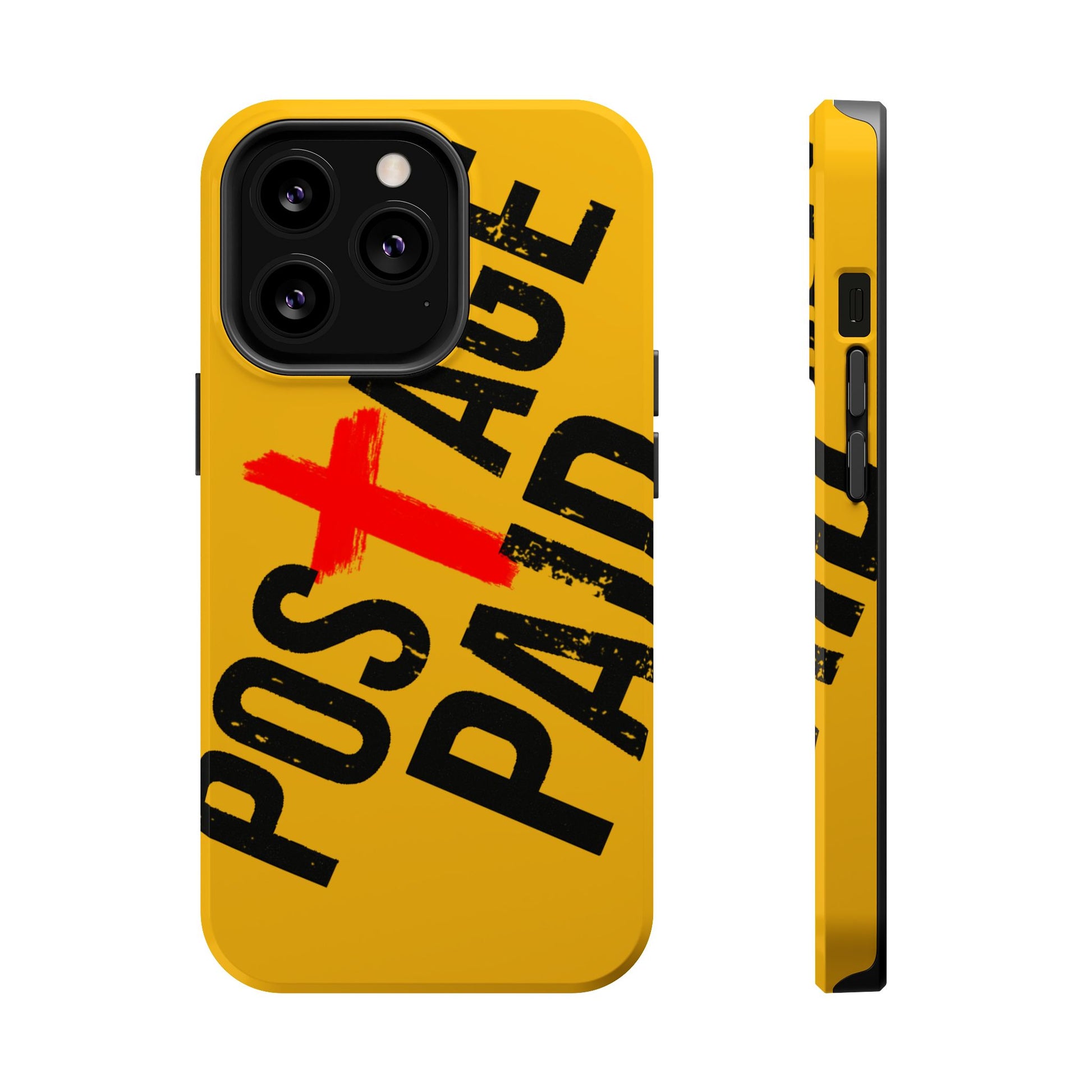 Impact-Resistant Phone Case - 'Postage Paid' Design, Inspiration Phone Case, Gifts For Faith Believers, Gifts For Postal Workers, Inspirational Gifts.