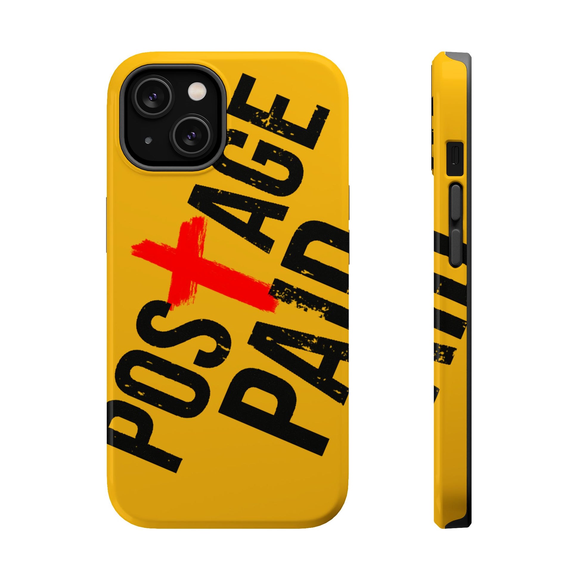 Impact-Resistant Phone Case - 'Postage Paid' Design, Inspiration Phone Case, Gifts For Faith Believers, Gifts For Postal Workers, Inspirational Gifts.