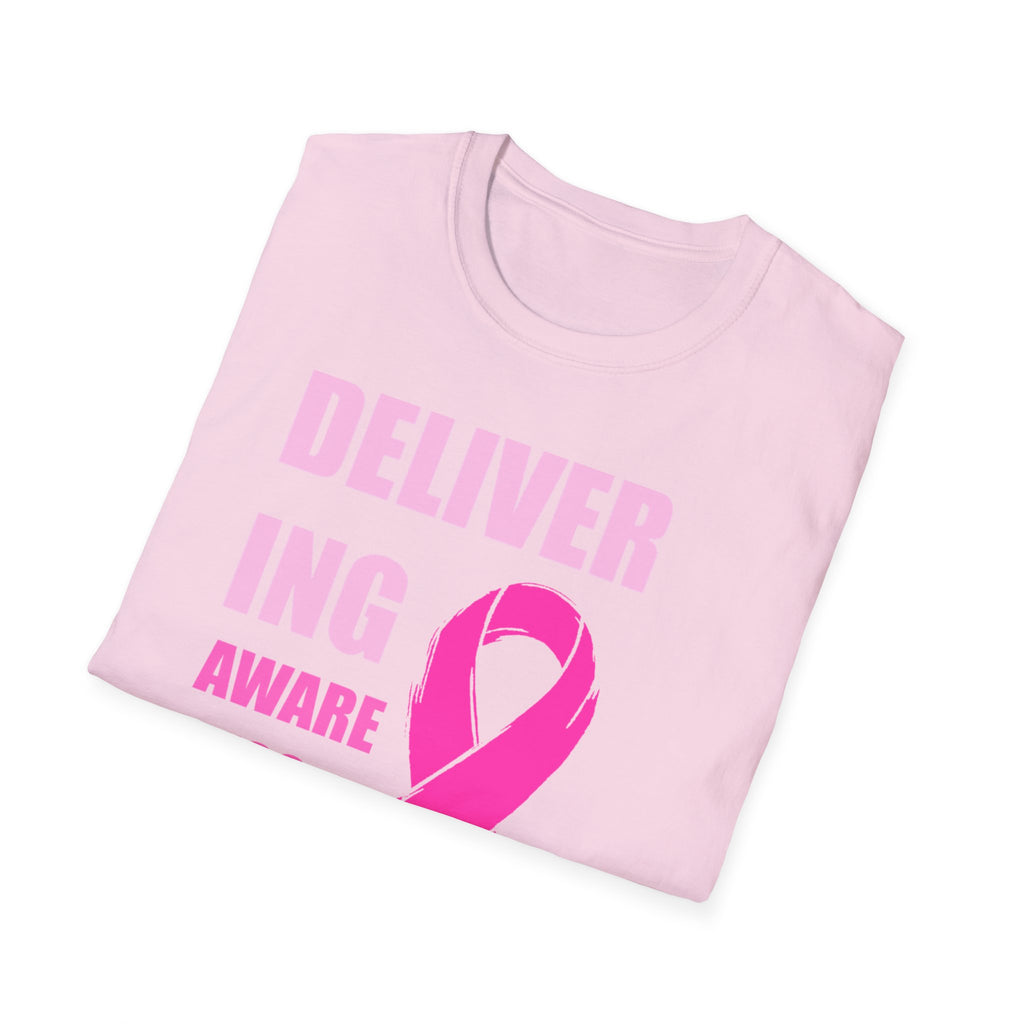 Breast Cancer Awareness Shirt – Delivering Awareness Pink Ribbon Support Tee