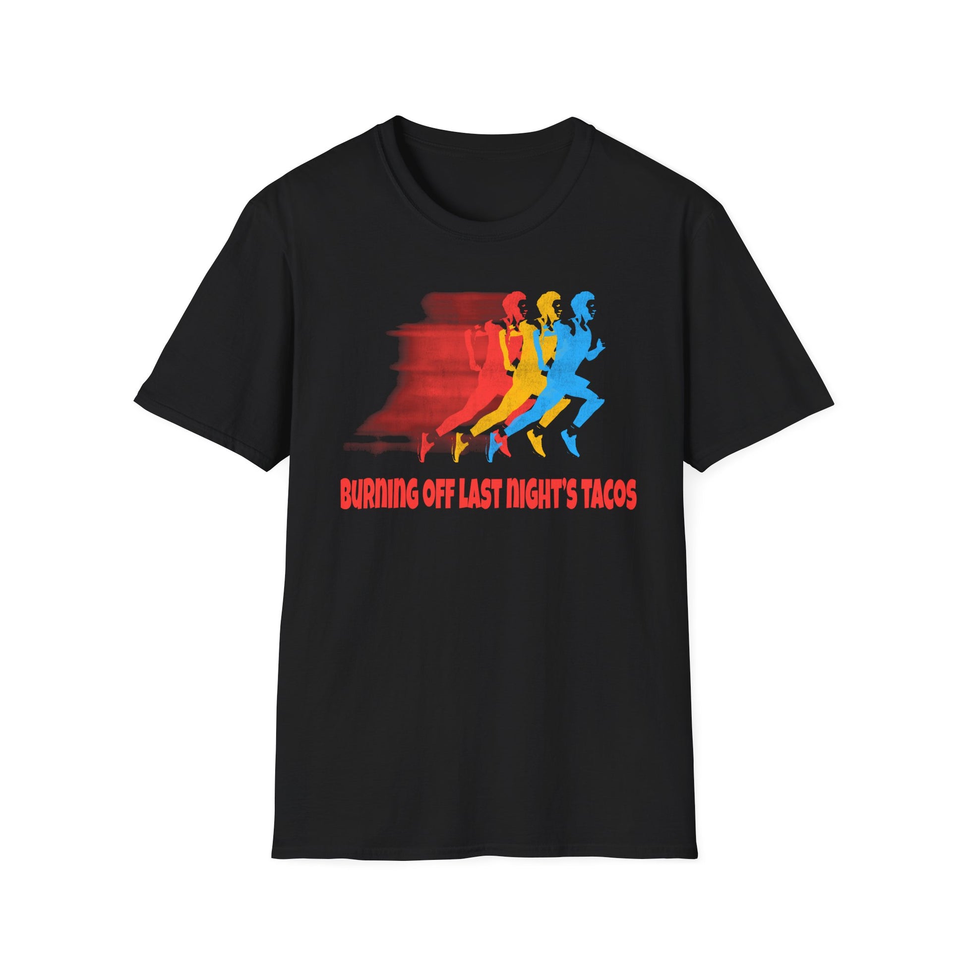 Burning Off Last Night's Tacos - Retro Runner Tee
