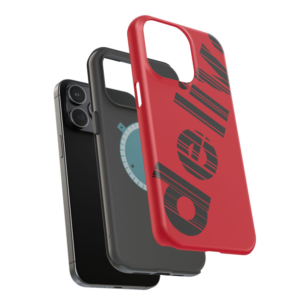 “Delivered” Magnetic Phone Cases, Impact-Resistant Phone Covers for Teens, Gift for Friends, Unique Cell Phone Accessories, Red Design, Custom [...]
