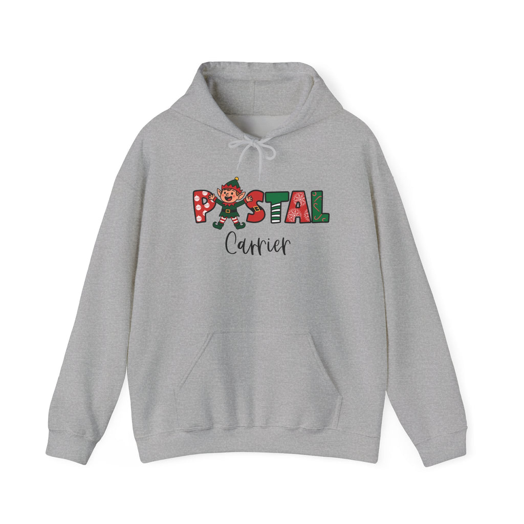 Postal Carrier Design Festive Postal Carrier Hooded Sweatshirt