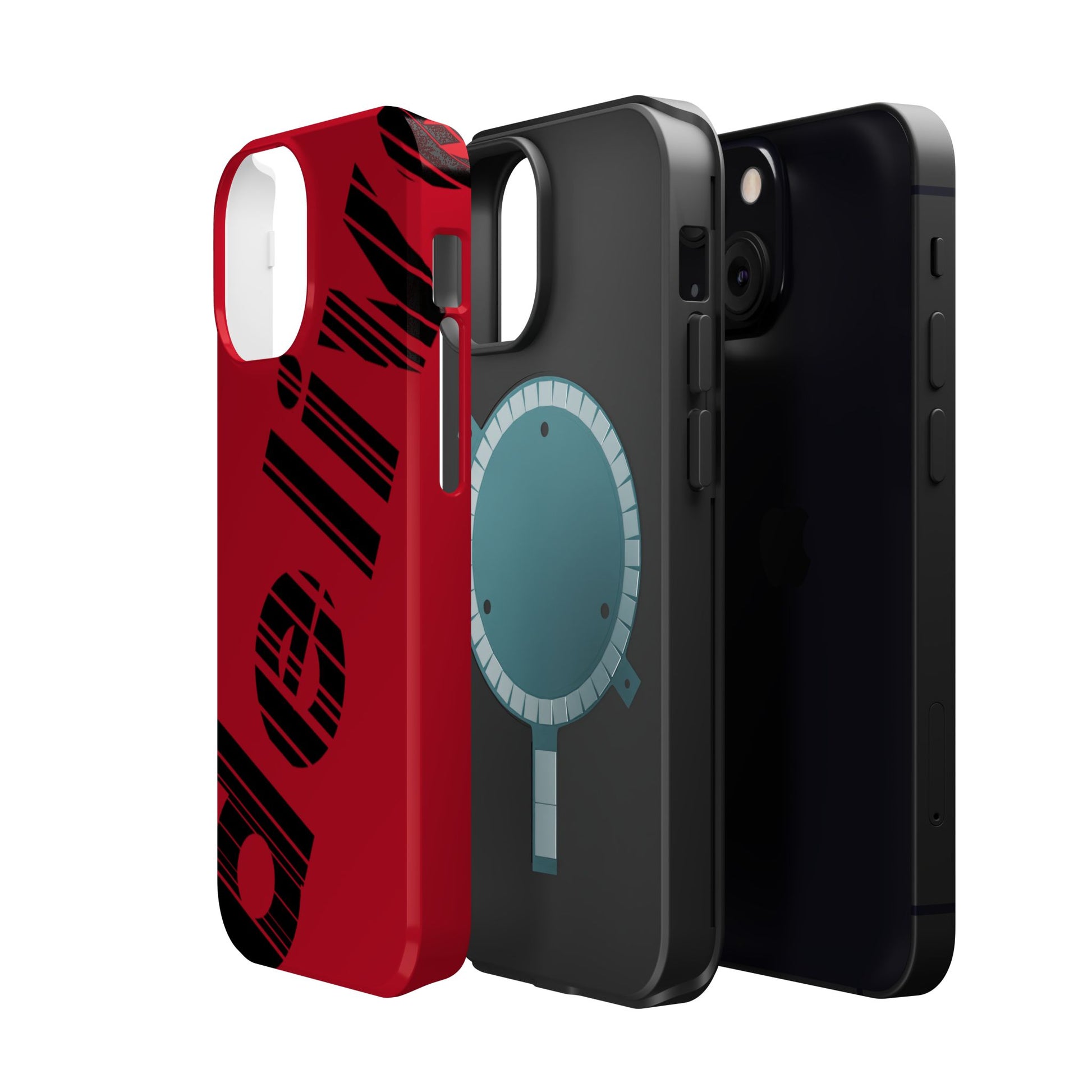 “Delivered” Magnetic Phone Cases, Impact-Resistant Phone Covers for Teens, Gift for Friends, Unique Cell Phone Accessories, Red Design, Custom [...]