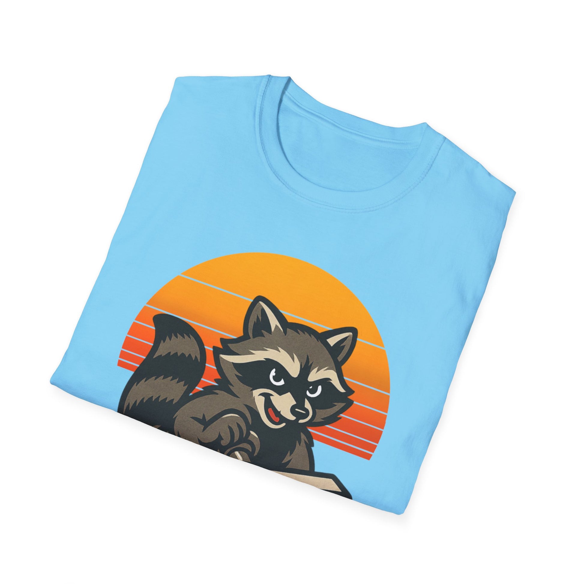 Retro Raccoon Returned T-Shirt, Unisex Graphic Postal Tee, Funny Animal Shirt, Gift for Animal Lovers, Postal Workers and Mail Carriers, Vintage Style Tee