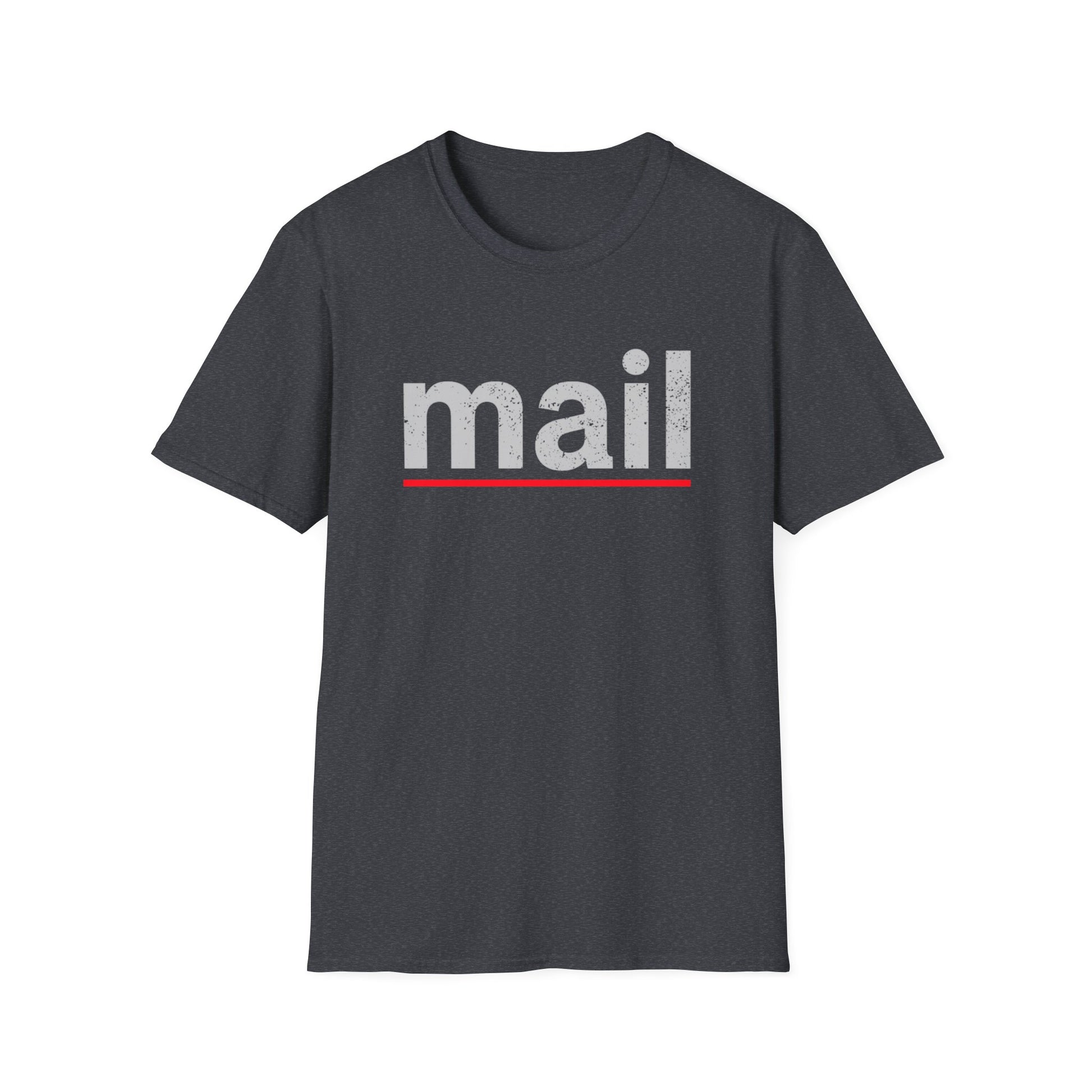 Mail-Themed Unisex T-Shirt, Casual Wear, Gift for Postal Workers, Unique Birthday Present, Fun Everyday Tee