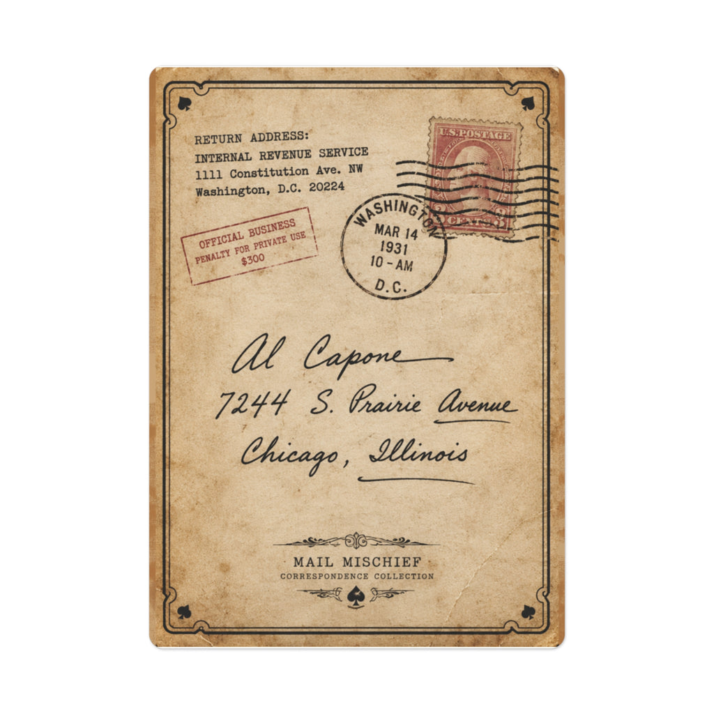 Al Capone Poker Cards