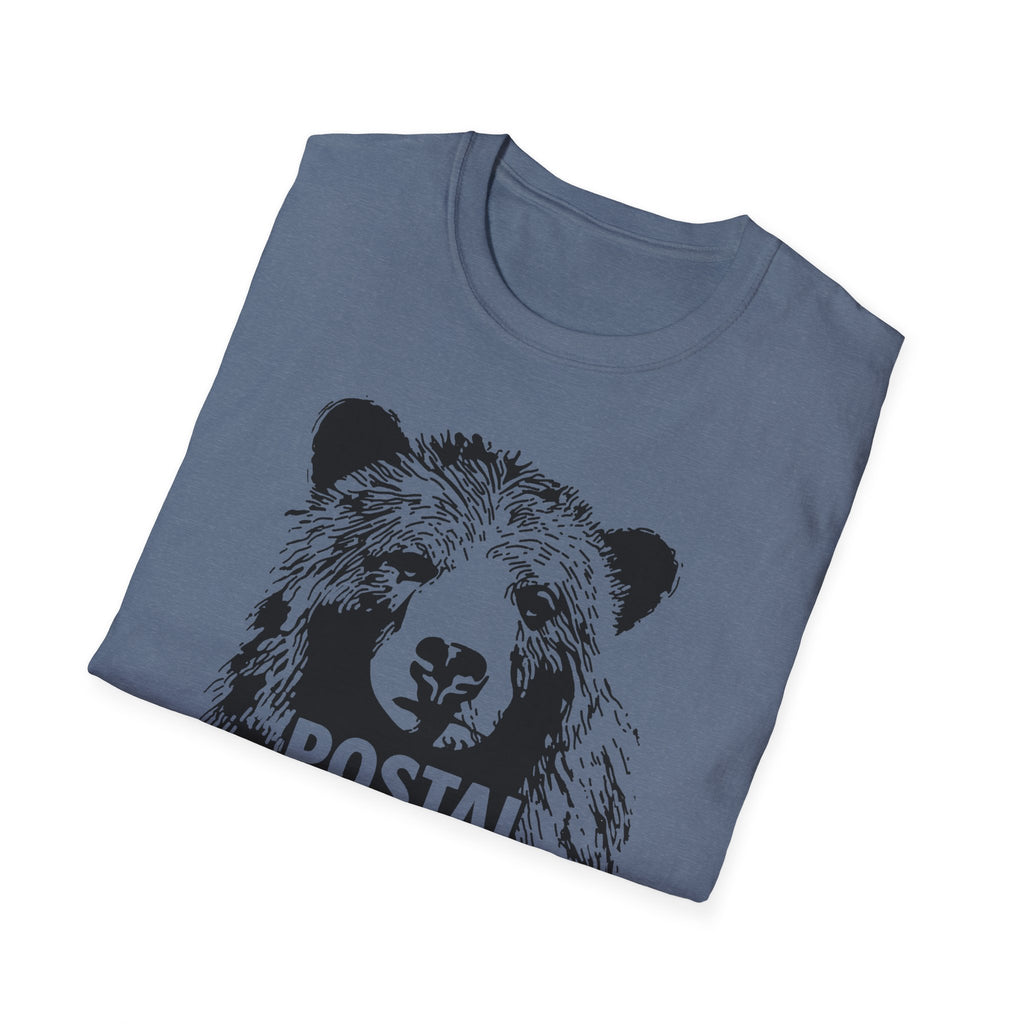 Postal Papa Bear Unisex T-Shirt | Cute Gift for Dads | Family Reunion T-Shirt | Casual Wear | Father's Day Tee | Unique Design