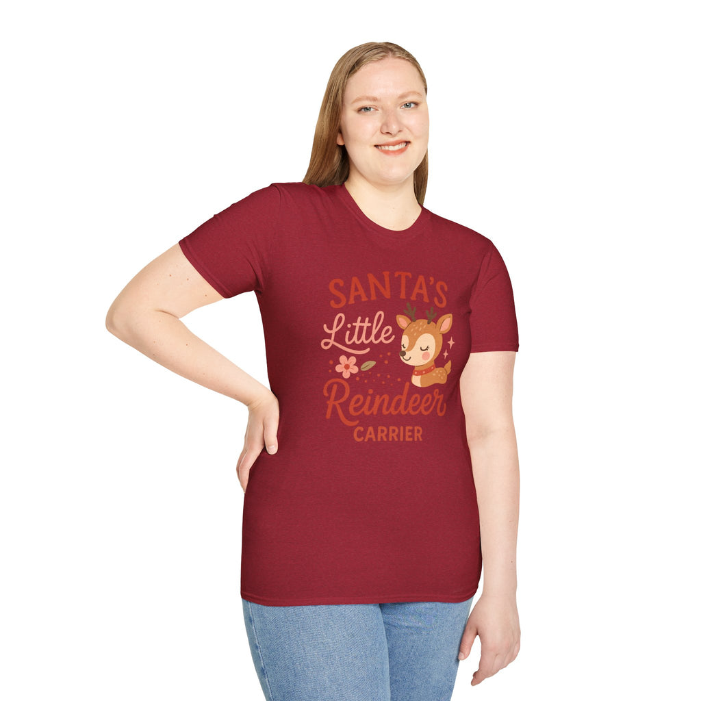 Santa's Little Reindeer Carrier T-Shirt