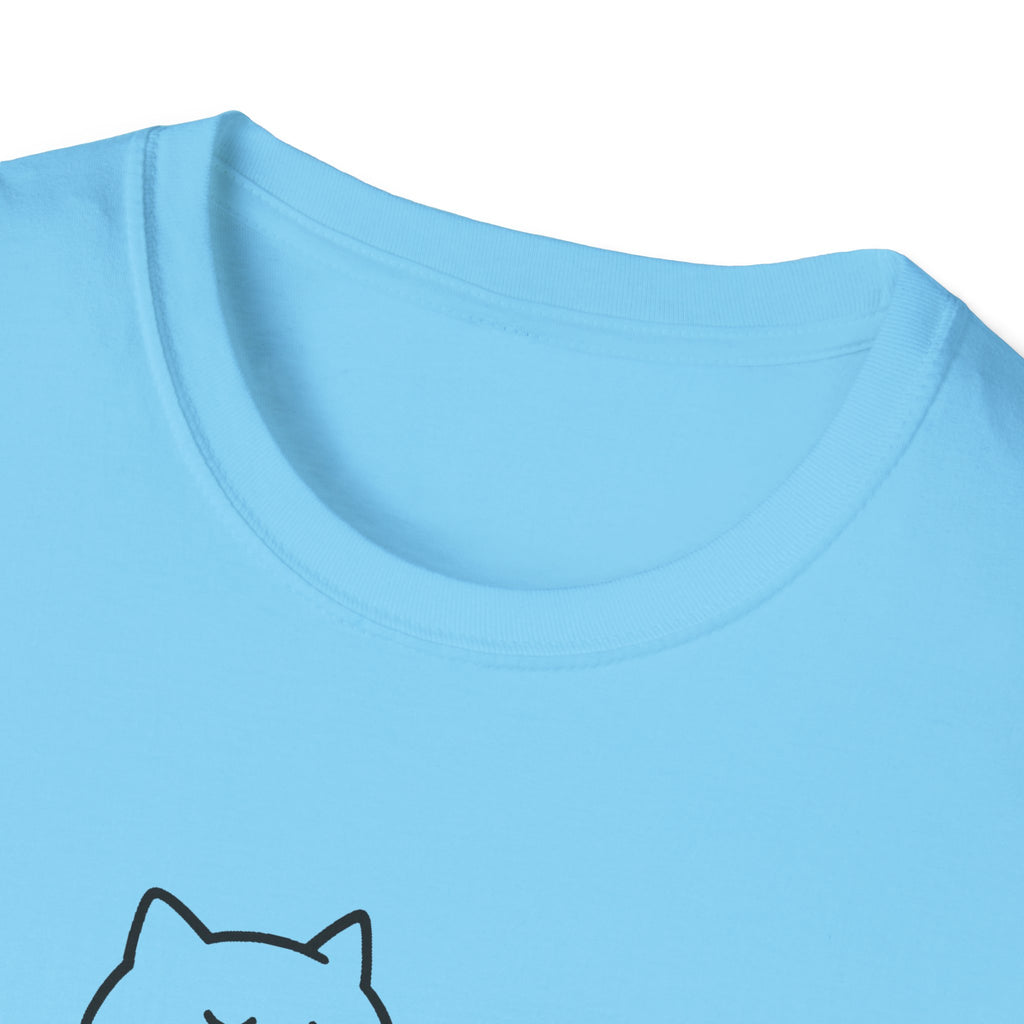 Chill Cat Sundays T-Shirt | Softstyle Unisex Tee for Cat Lovers | Fun Casual Wear, Gift for Birthdays, Lazy Days, Pet Lovers
