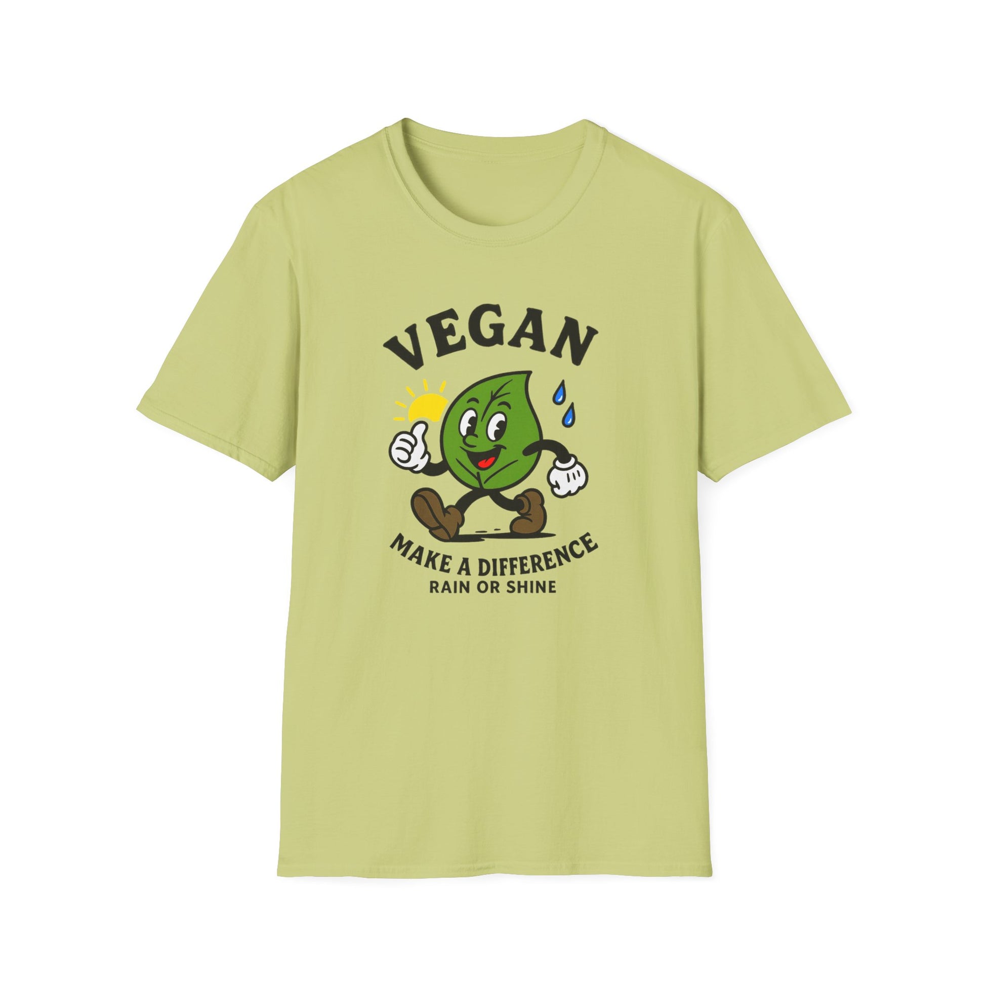 Vegan Awareness T-Shirt, Unisex Softstyle Tee, Eco-Friendly Fashion, Mail Carrier, Cute Vegan Gifts, Plant-Based Lifestyle Apparel, Postal Worker, Perfect for Earth Day