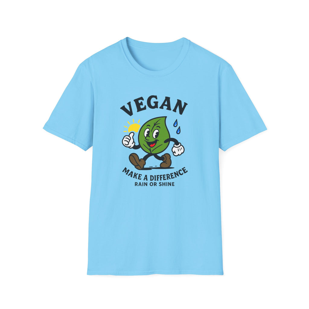 Vegan Awareness T-Shirt, Unisex Softstyle Tee, Eco-Friendly Fashion, Mail Carrier, Cute Vegan Gifts, Plant-Based Lifestyle Apparel, Postal Worker, Perfect for Earth Day