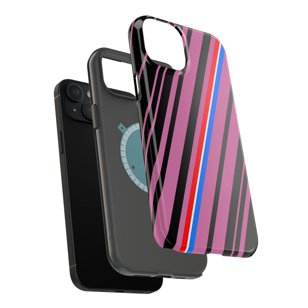 Vibrant Magnetic Phone Cases for Impact Resistance, Phone Protection, Gift for Tech Lovers, Postal Workers, Colorful Barcode Cases