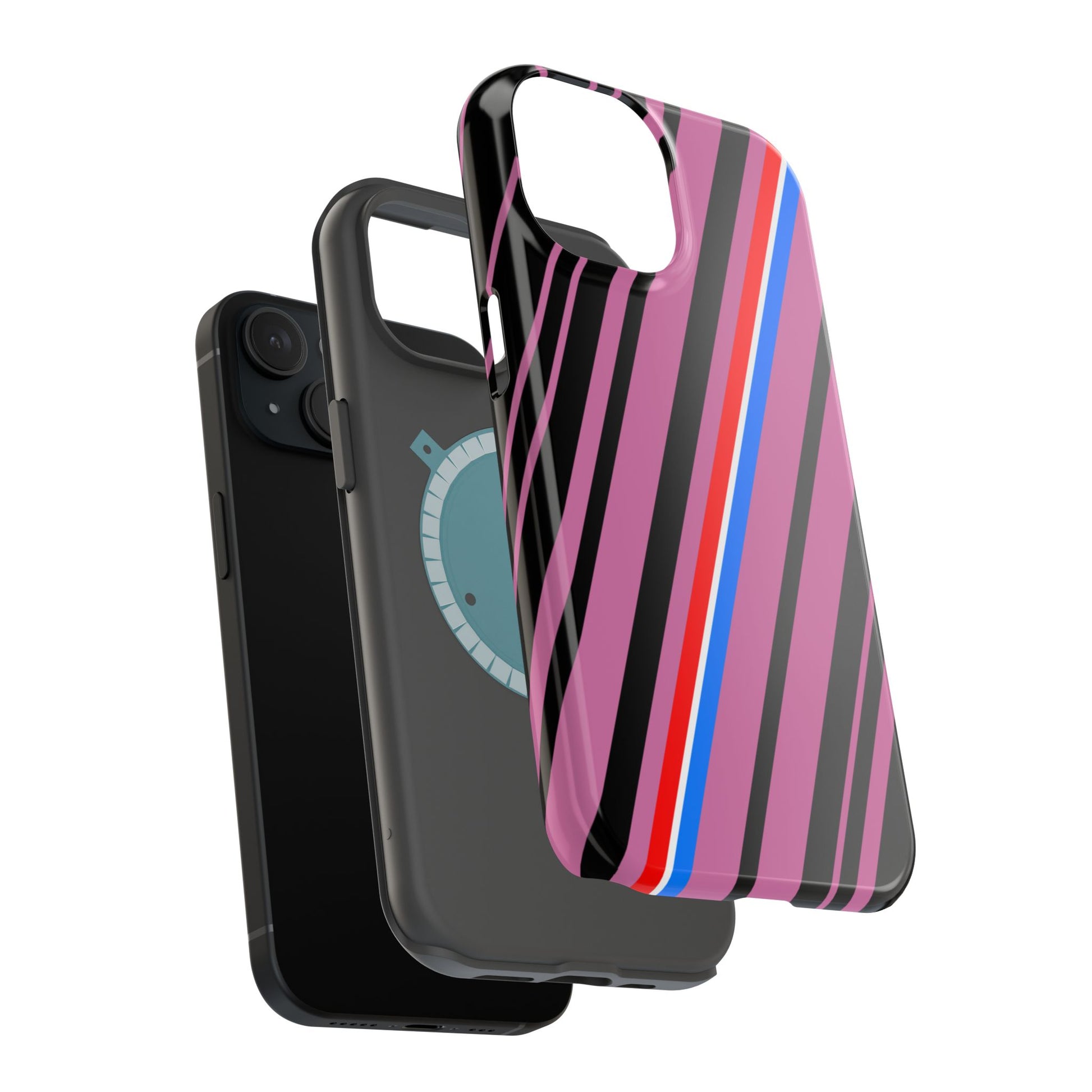 Vibrant Magnetic Phone Cases for Impact Resistance, Phone Protection, Gift for Tech Lovers, Postal Workers, Colorful Barcode Cases