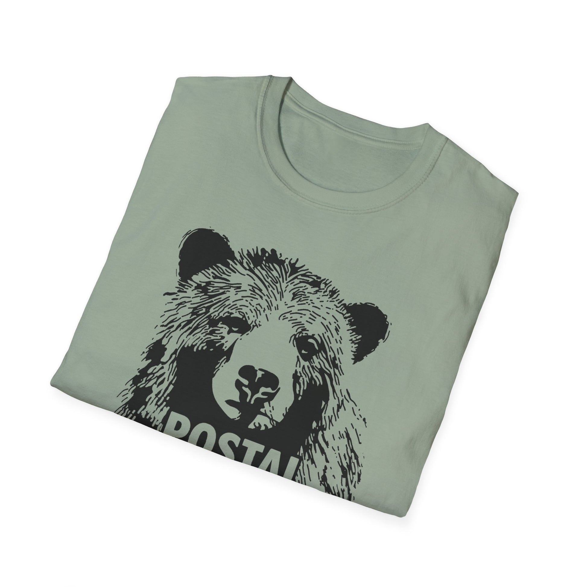 Postal Papa Bear Unisex T-Shirt | Cute Gift for Dads | Family Reunion T-Shirt | Casual Wear | Father's Day Tee | Unique Design