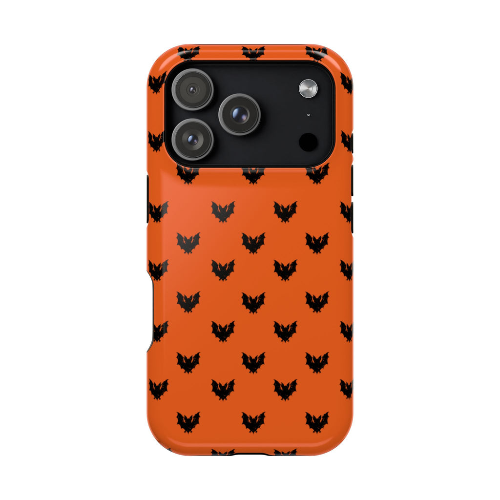 Halloween Design Durable Phone Case with Spooky Bat Design, Magnetic Impact-Resistant Case, Black Cat Pattern, Gift for Halloween, Phone Accessories, [...]