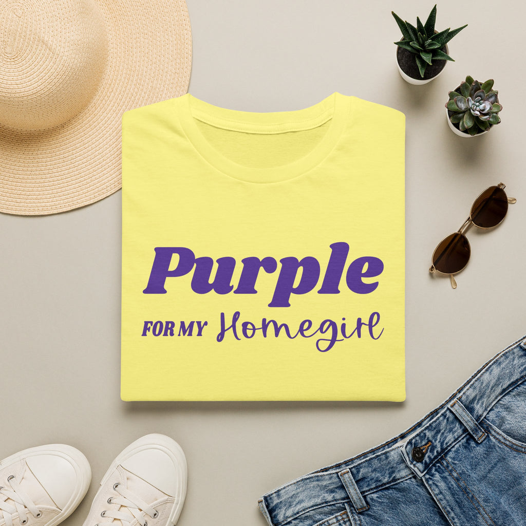 Purple For My Homegirl Lupus Awareness Graphic T-Shirt
