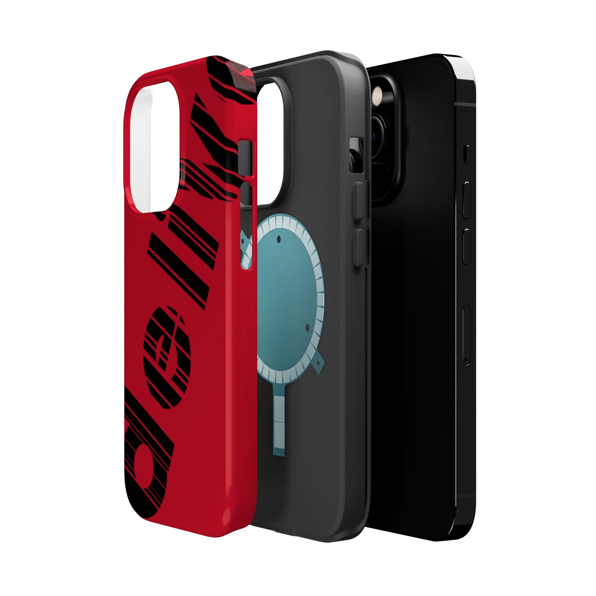 “Delivered” Magnetic Phone Cases, Impact-Resistant Phone Covers for Teens, Gift for Friends, Unique Cell Phone Accessories, Red Design, Custom [...]