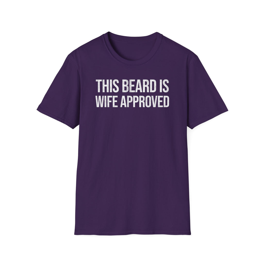 This Beard Is Wife Approved" Funny Beard Shirt for Husbands & Dads