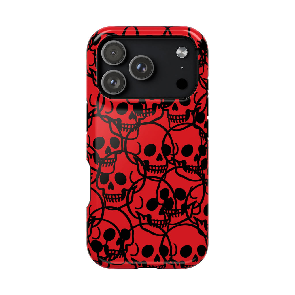 Magnetic Impact-Resistant Skull Cases