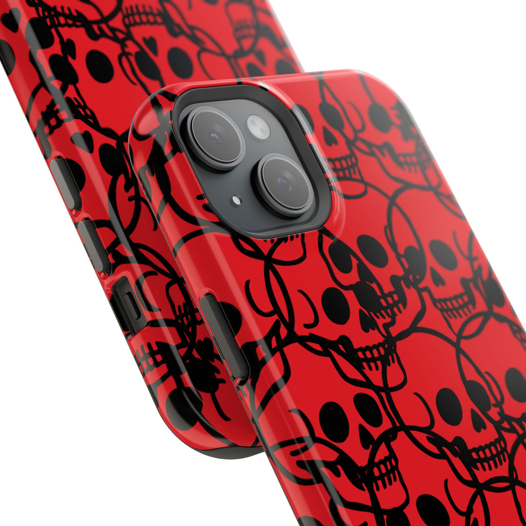 Magnetic Impact-Resistant Skull Cases