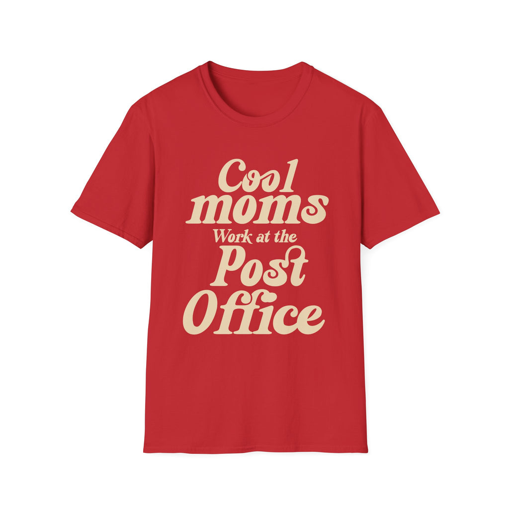Cool Moms Work at the Post Office T-Shirt – Funny Mail Carrier Shirt, Postal Worker Gift, Delivery Driver Tee, Cute Mom Graphic Shirt