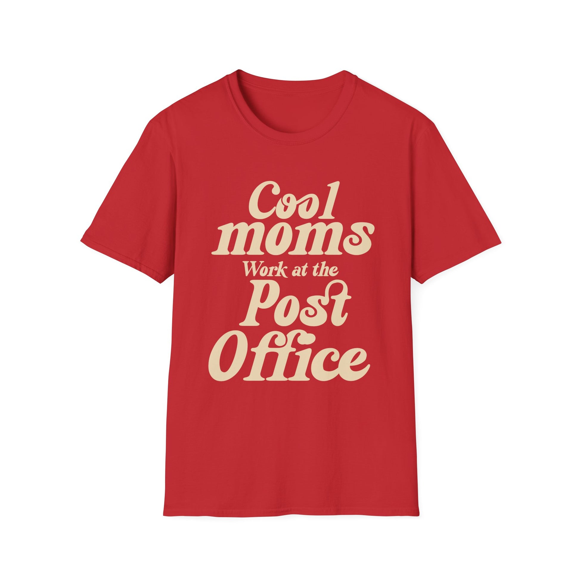 Cool Moms Work at the Post Office T-Shirt – Funny Mail Carrier Shirt, Postal Worker Gift, Delivery Driver Tee, Cute Mom Graphic Shirt