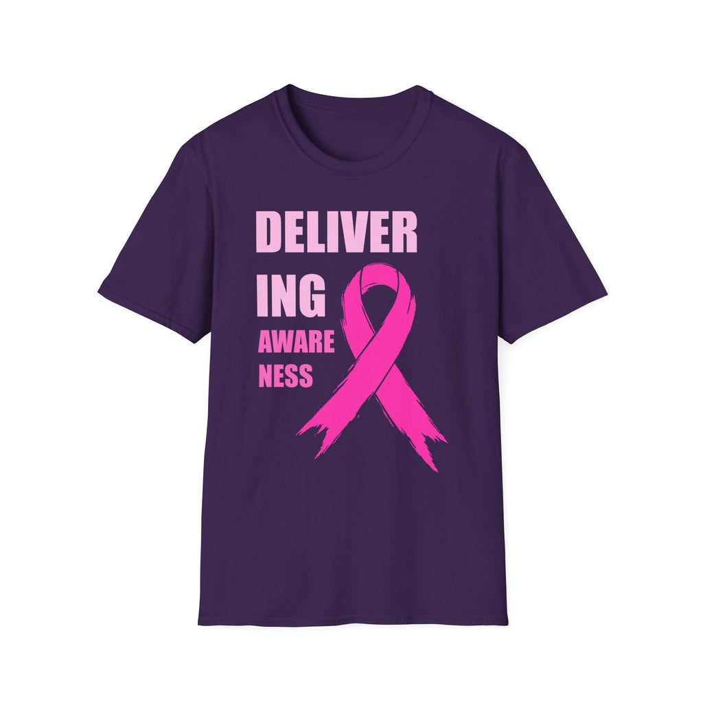 Breast Cancer Awareness Shirt – Delivering Awareness Pink Ribbon Support Tee